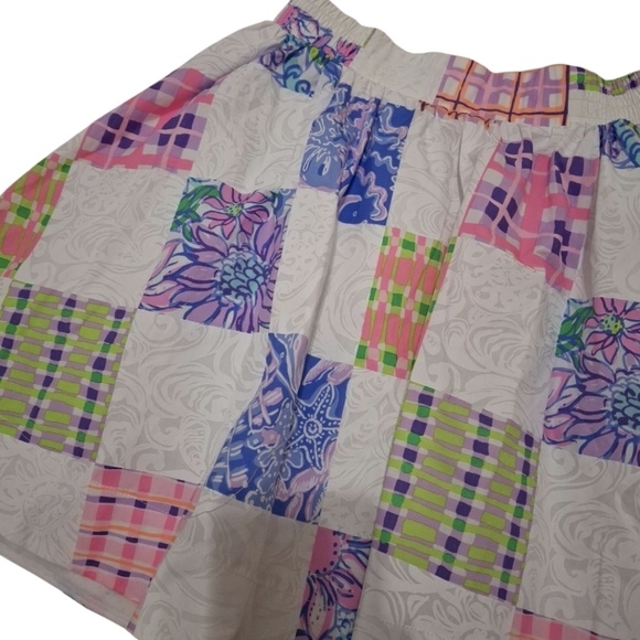 NWT Lilly Pulitzer Dani Patch Me If You Can Floral Skirt Size S - Picture 3 of 6